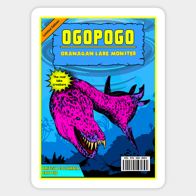 OGOPOGO Sticker by theanomalius_merch